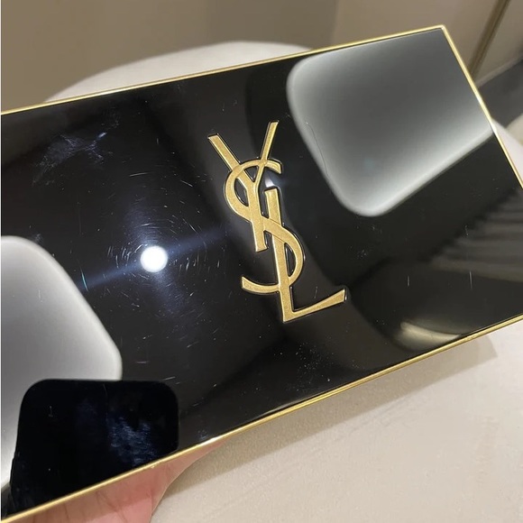 RARE Saint Laurent YSL Tuxedo Box Clutch Minaudière East West - Picture 3 of 16